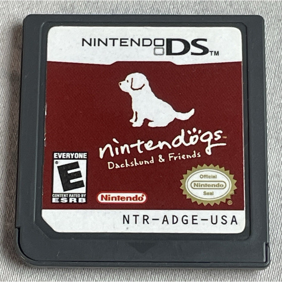Nintendogs Dachshund & Friends Nintendo DS 2005 Virtual Pet COMPLETE w/Manual - Picture 5 of 6